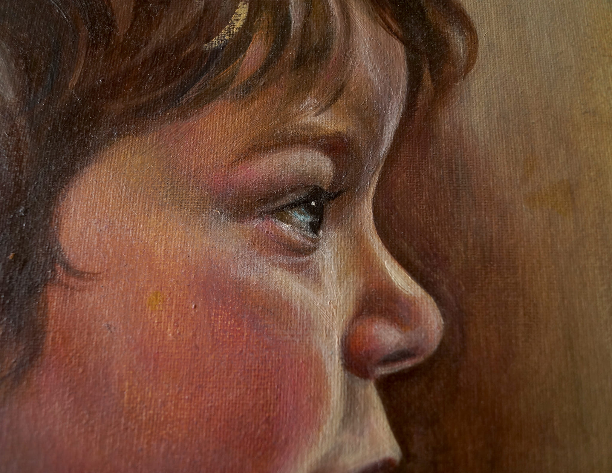 Portrait nach Foto - Musterbeispiel